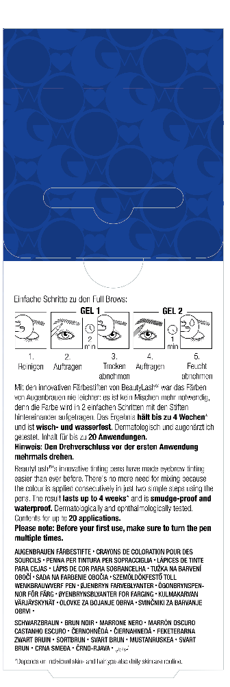 RefectoCil® Beauty Lash Färbestifte TWO GO - schwarzbraun
