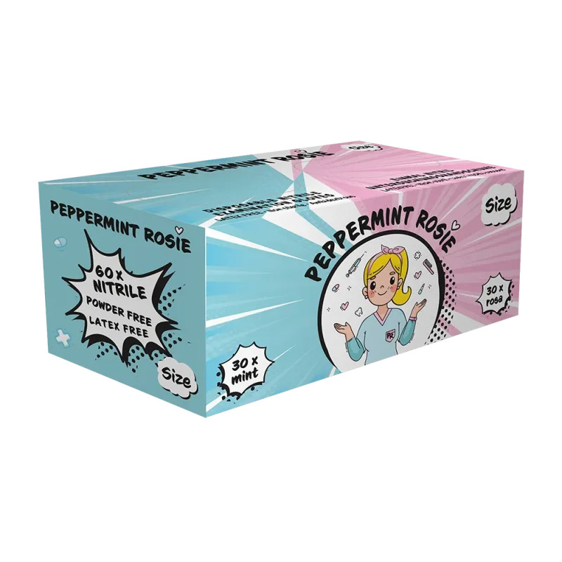 Nitrilhandschuhe Peppermint Rosie 60 Stk. - M